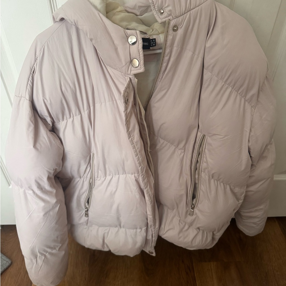 PrettyLittleThing Blush Puffer Jacket